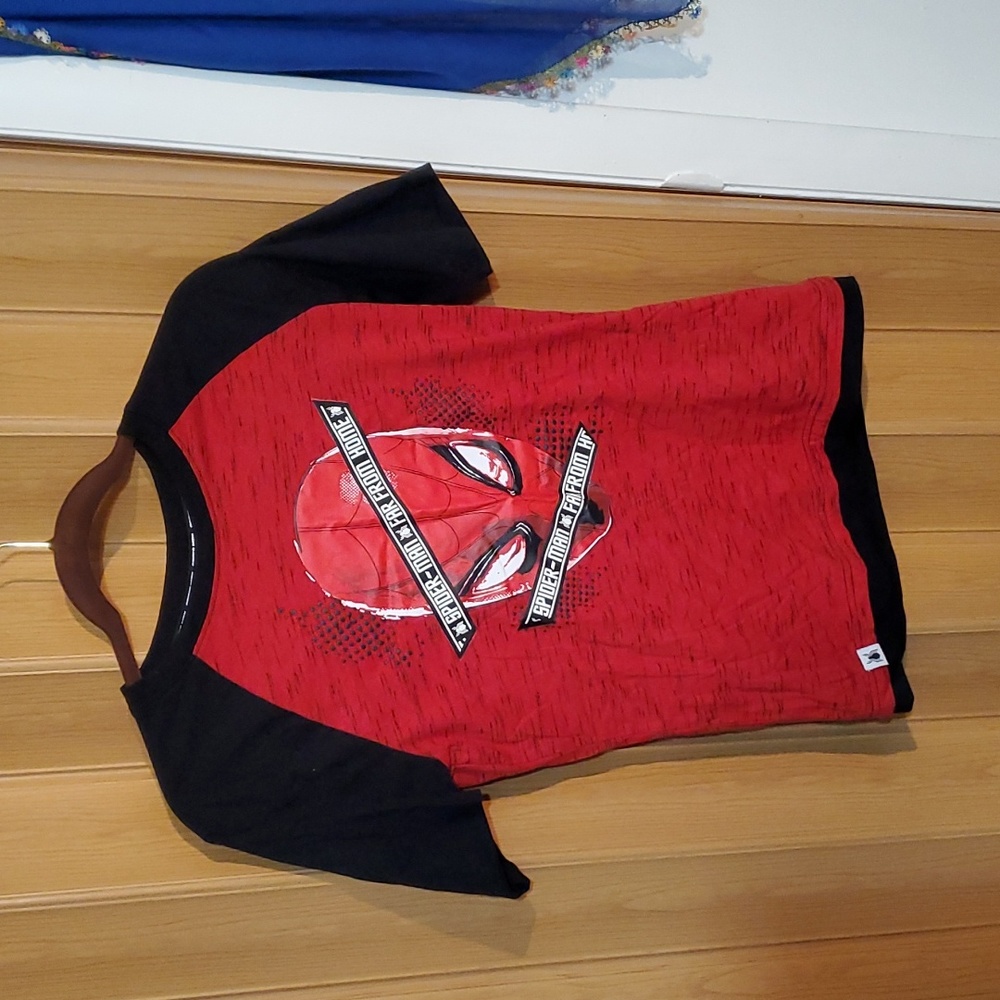 Xl 14/16 Isaac Morris Spiderman baseball t